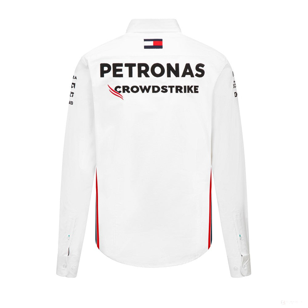 Mercedes Team, pánské týmové tričko, bílé, 2023 - FansBRANDS®