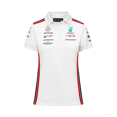 Mercedes Team, dámské tričko, bílé, 2023 - FansBRANDS®