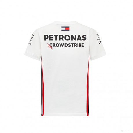 Tričko Mercedes Team Driver, dětské, bílé, 2023