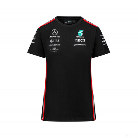 Mercedes Team, dámské tričko Driver, černé, 2023 - FansBRANDS®