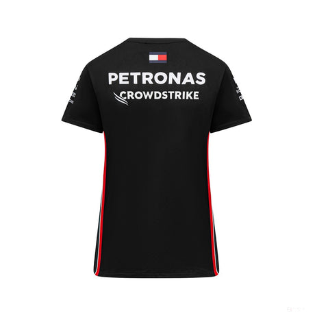 Mercedes Team, dámské tričko Driver, černé, 2023