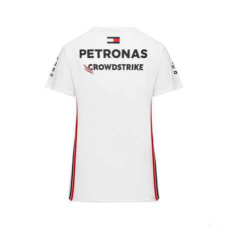 Mercedes Team, Dámské tričko pro řidiče, bílé, 2023