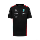 Mercedes Team, pánské tričko Driver, černé, 2023