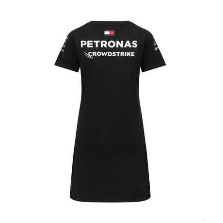 Mercedes Team, dámské šaty, černé, 2023