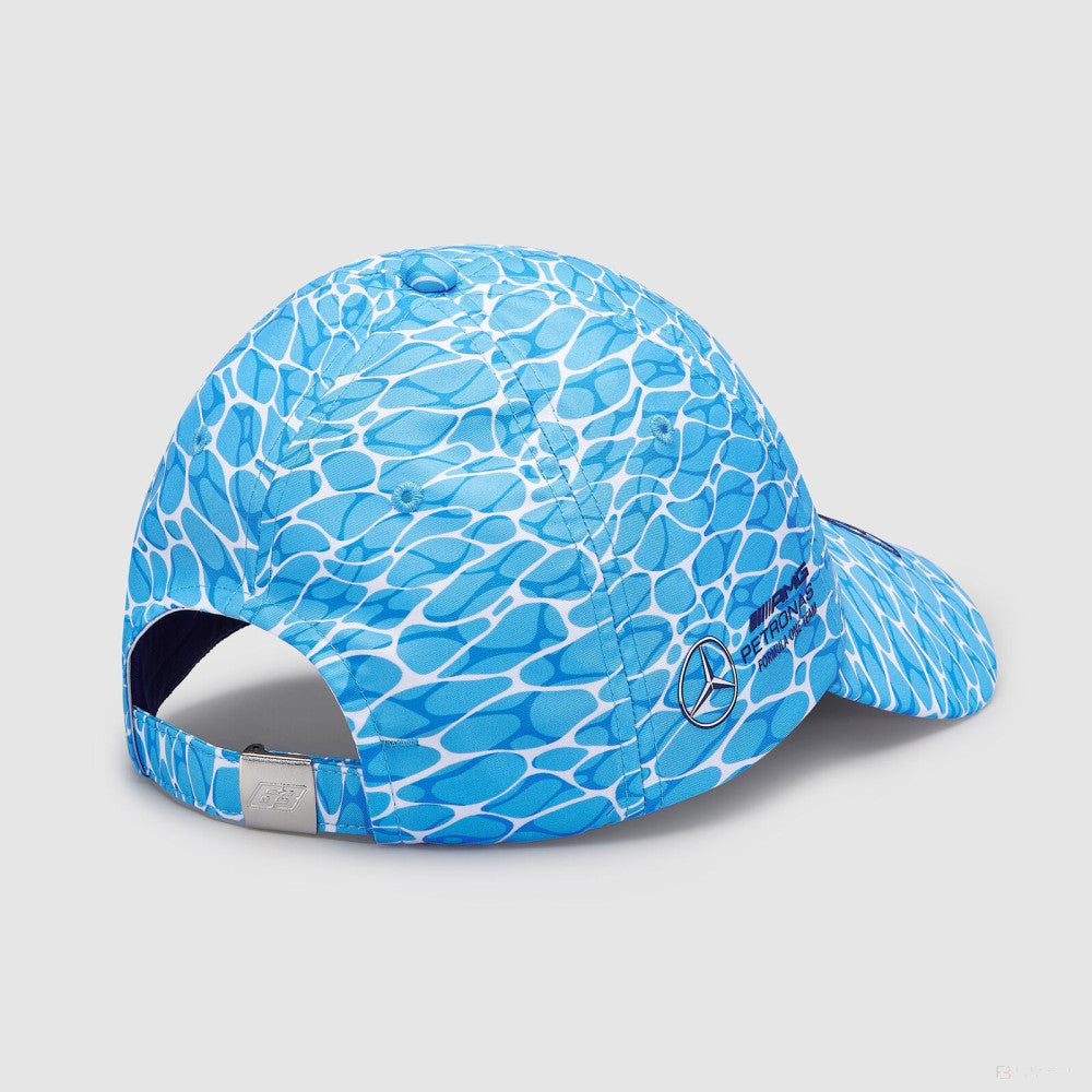 Team Mercedes, SE George Russell cap, No Diving, blue, 2023