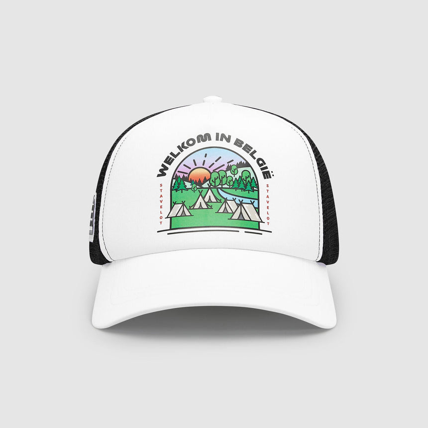 Formel 1 Cap, Sonderedition, Belgien, weiß