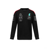 Mercedes Team, dámské tričko s dlouhým rukávem, černé, 2023