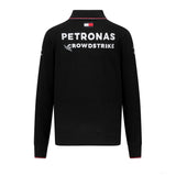 Mercedes Team, pletené tričko s dlouhým rukávem, černá, 2023