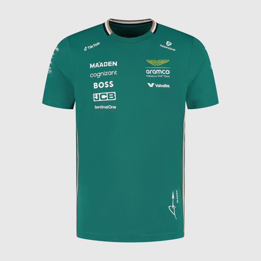 Aston Martin AMF1, Team, T-shirt, Fernando Alonso, Green 🔥