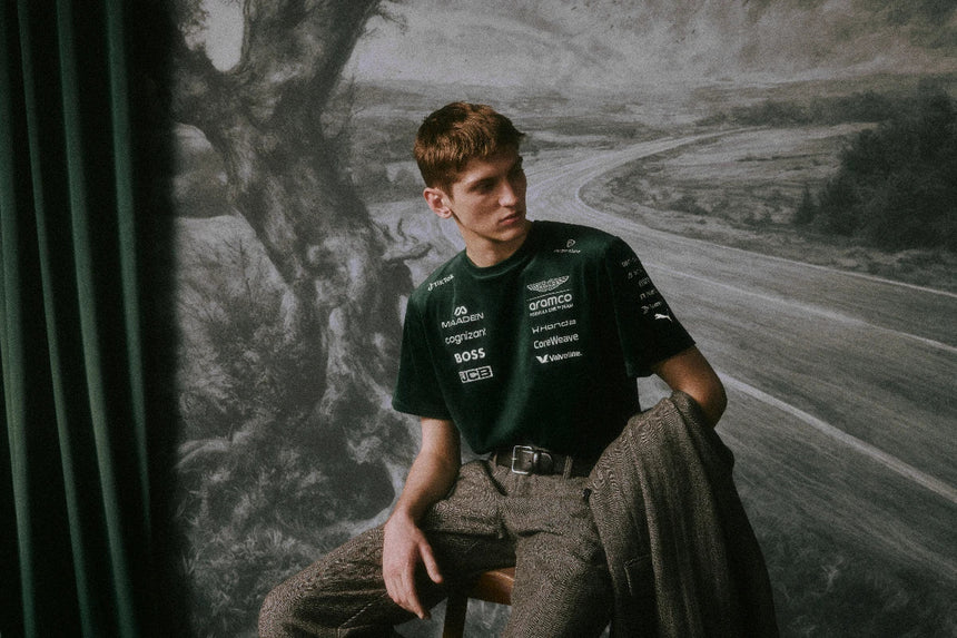 Aston Martin 2026 Team T-Shirt - Model standing view