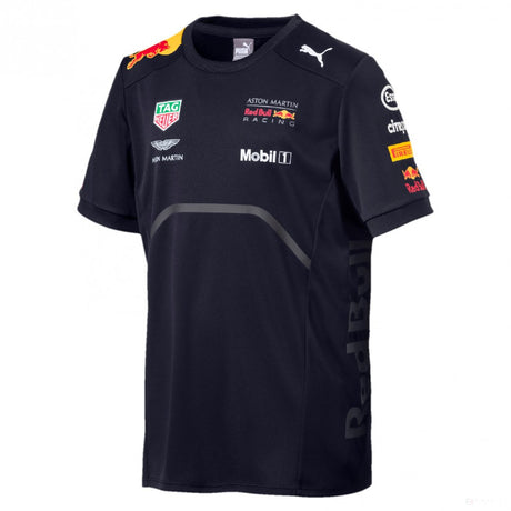 Dětské tričko Red Bull, tým, modré, 2018 - FansBRANDS®