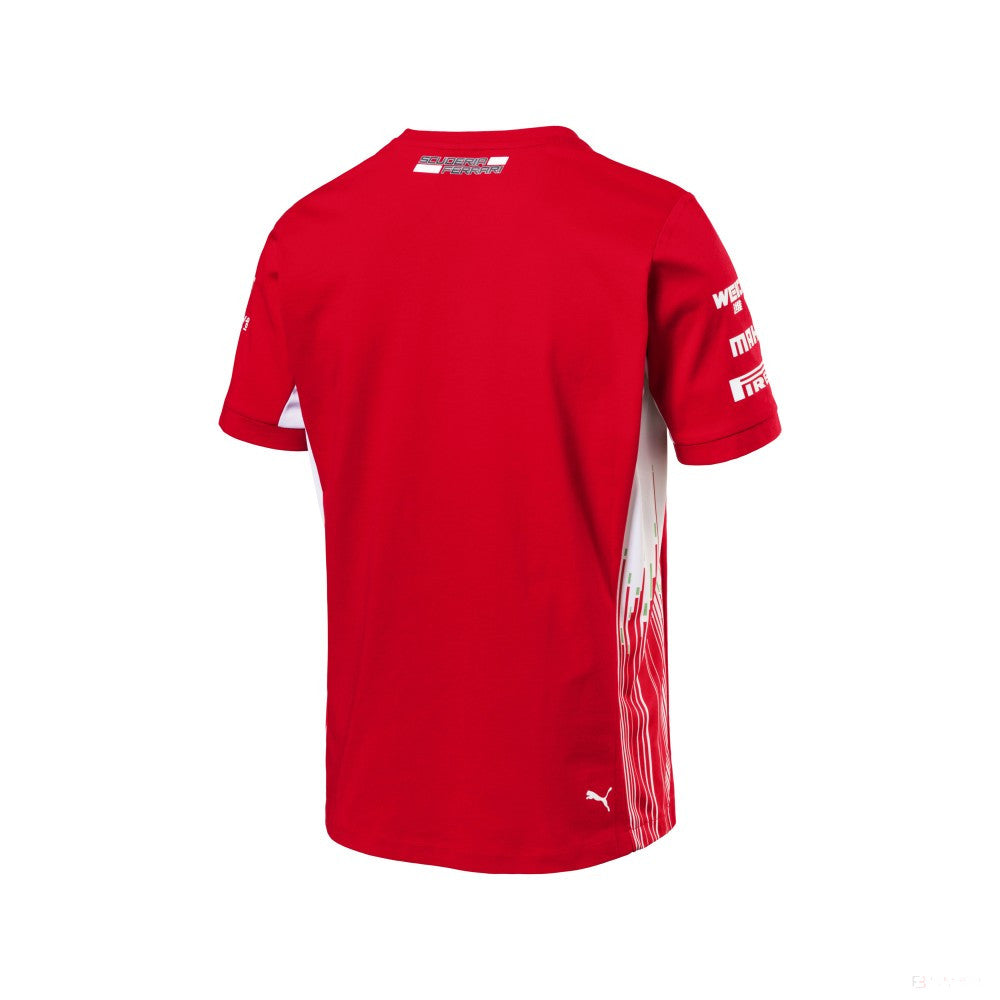 Ferrari dětské tričko, tým, červené, 2018