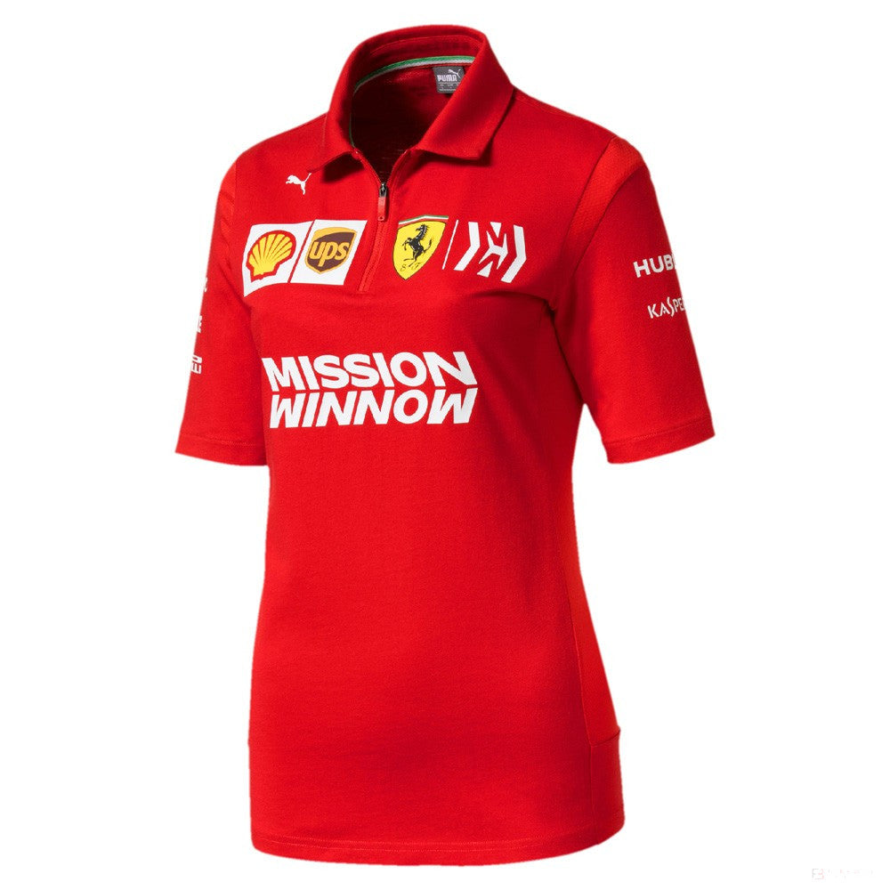 Ferrari Dámské Polo, Puma Team, Červená, 2019