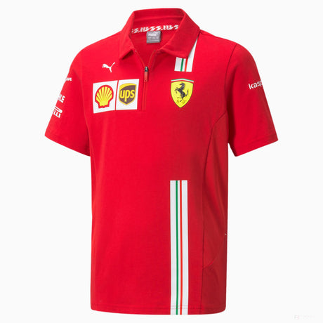 Ferrari Kids Polo, Puma, Team, Červená, 20/21 - FansBRANDS®