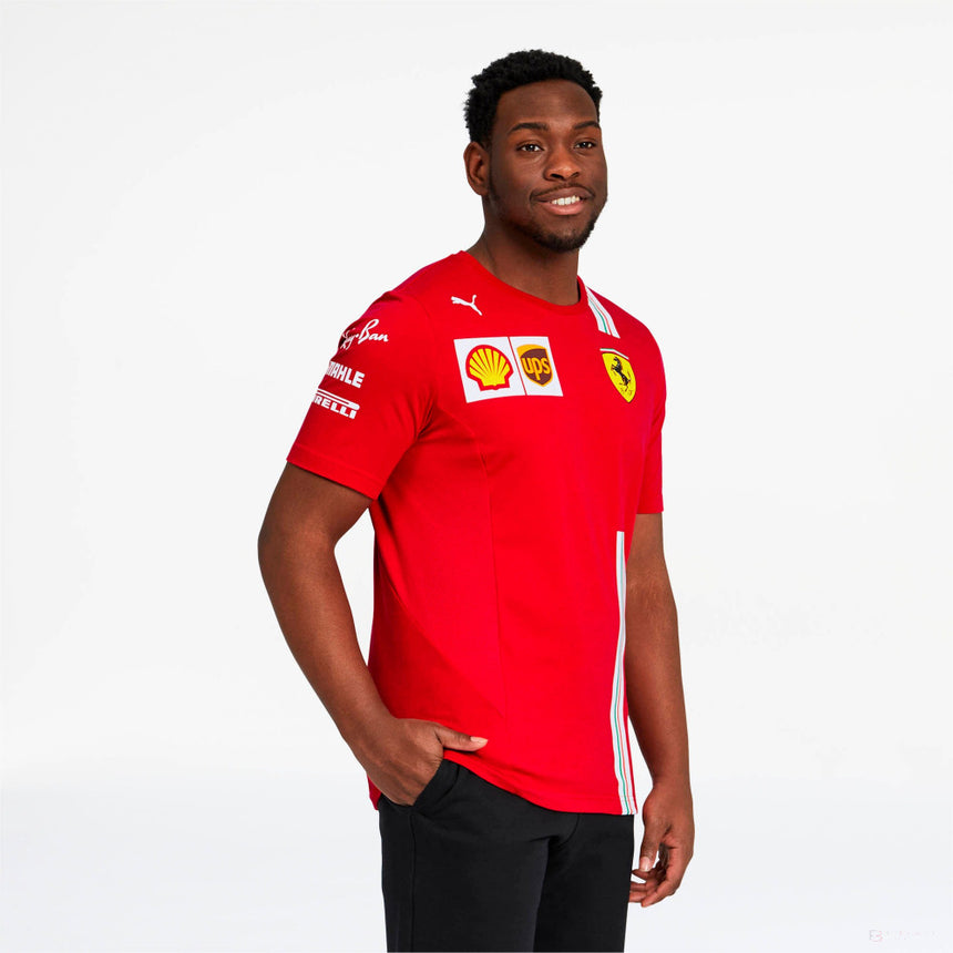 Ferrari tričko, Puma Team, červené, 20/21 - FansBRANDS®