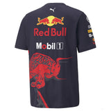 Tričko Red Bull Team, modré, 2022 - FansBRANDS®