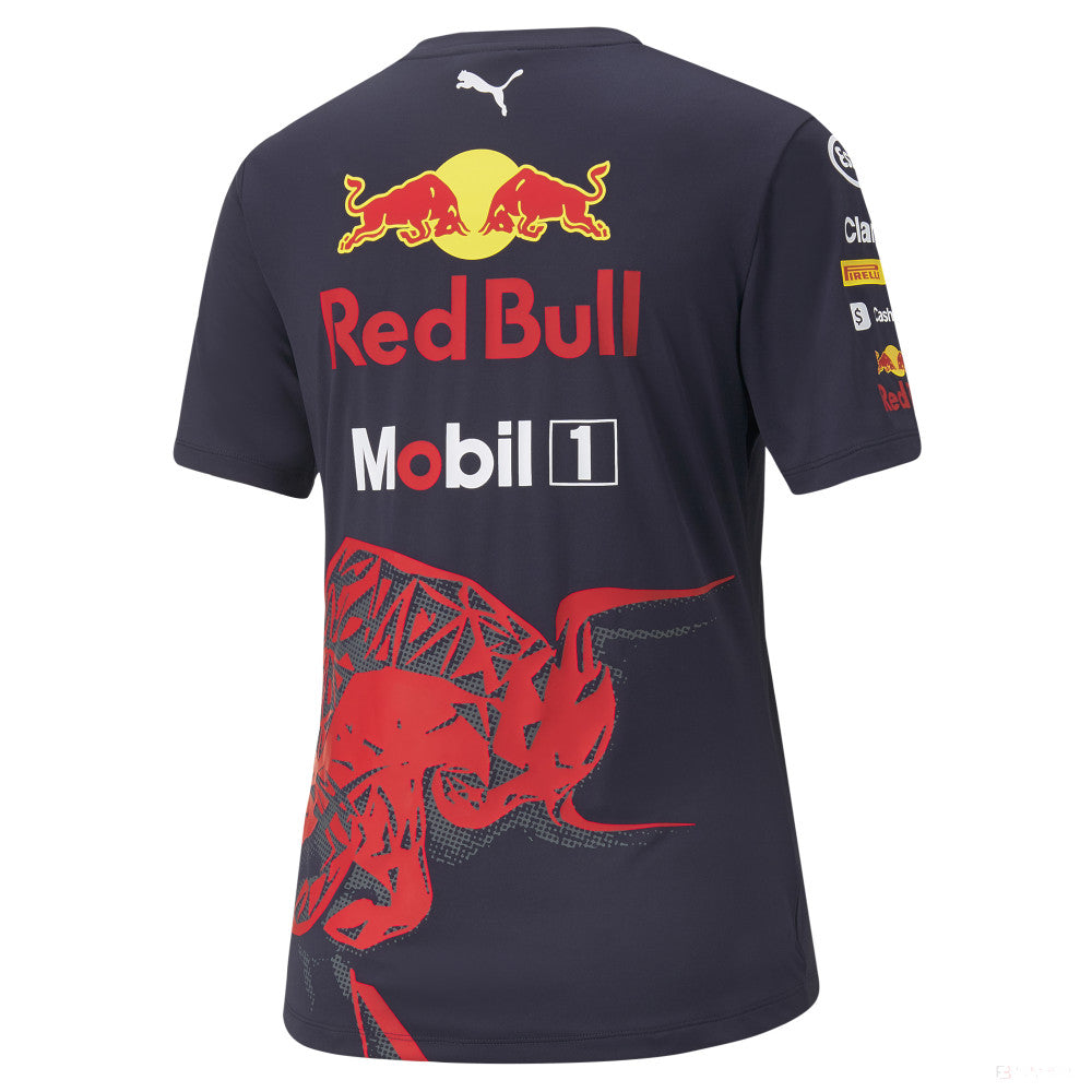 Dámské tričko Red Bull Team, modré, 2022