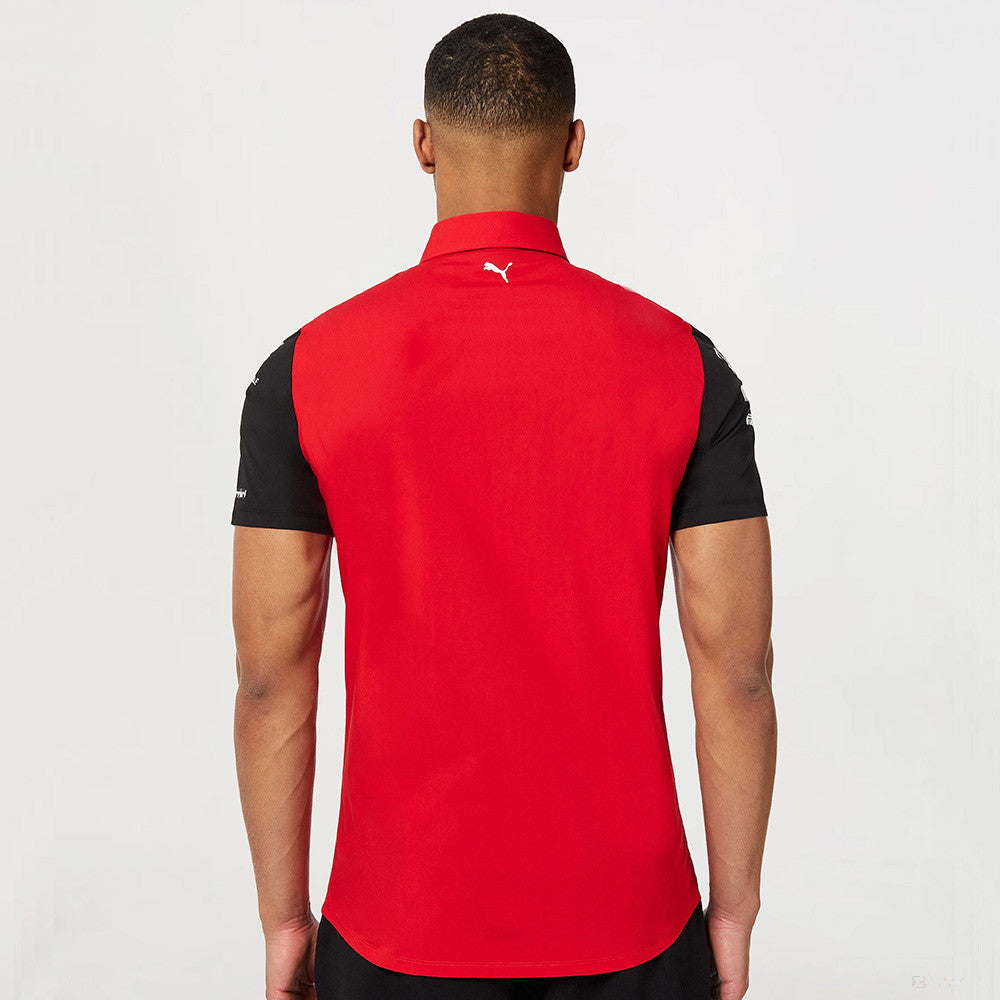 Týmové tričko Puma Ferrari, červené, 2022