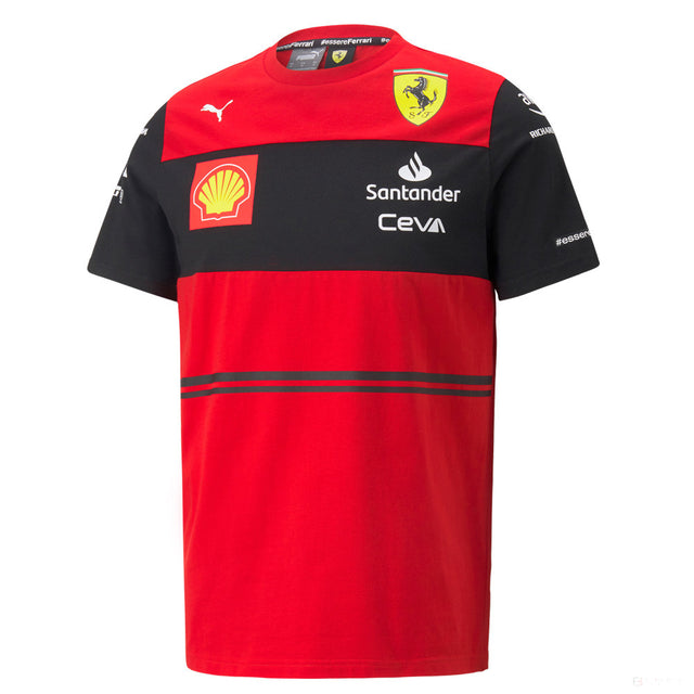 Dětské tričko Puma Ferrari, červené, 2022 - FansBRANDS®