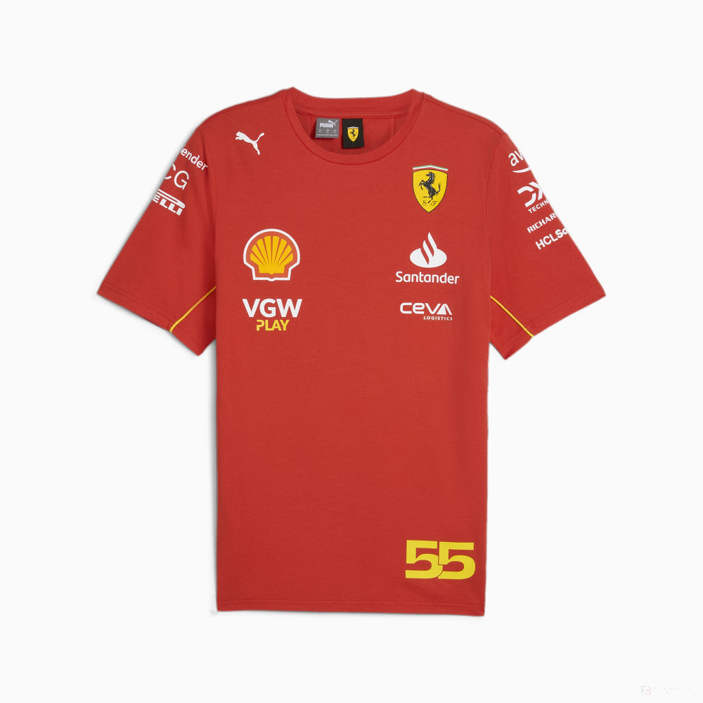 Ferrari tričko, Puma, Carlos Sainz, červená