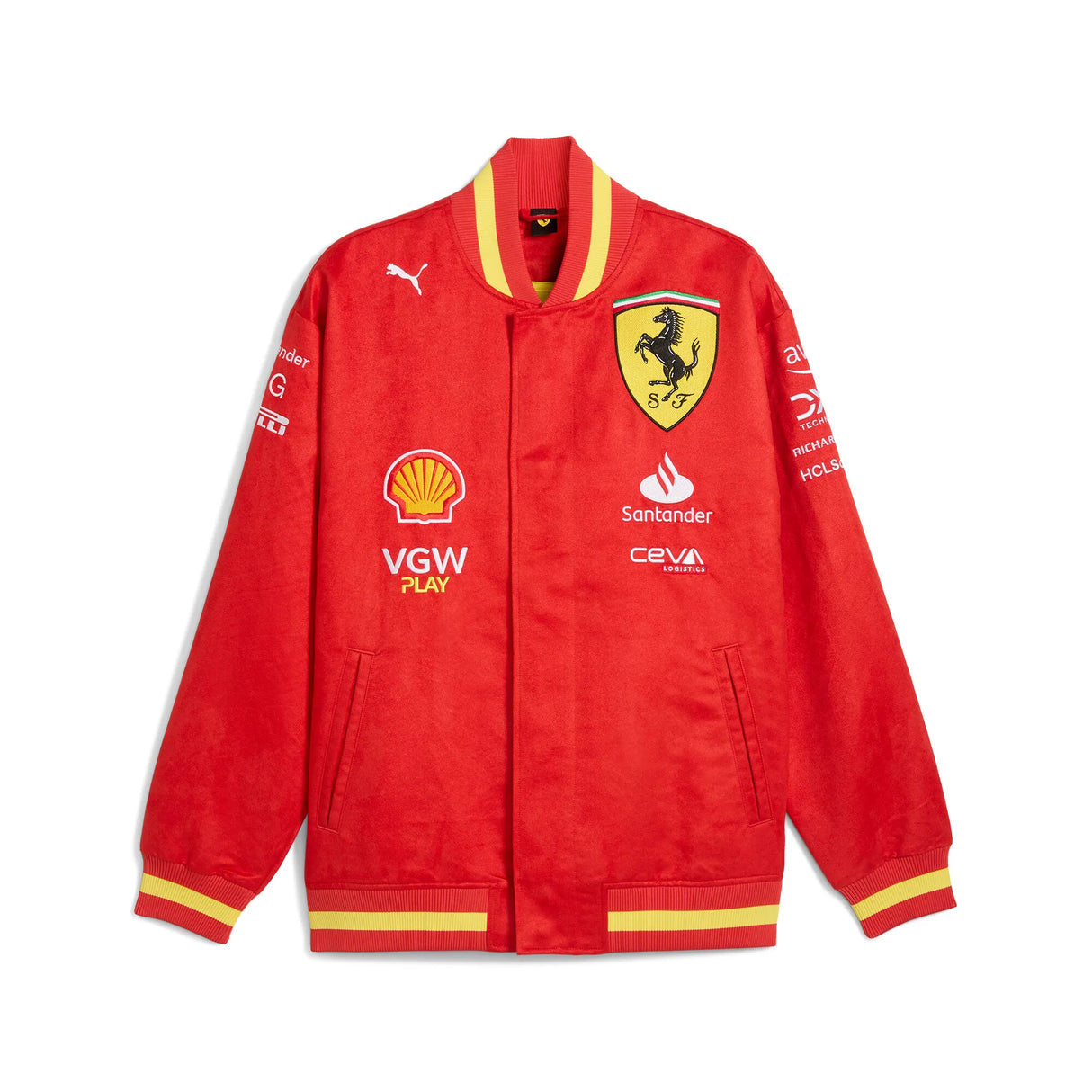 Ferrari bunda, Puma, týmové, Varsity, červená, 2024