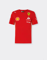 Ferrari tričko, Puma, týmové, dámské, červená, 2024