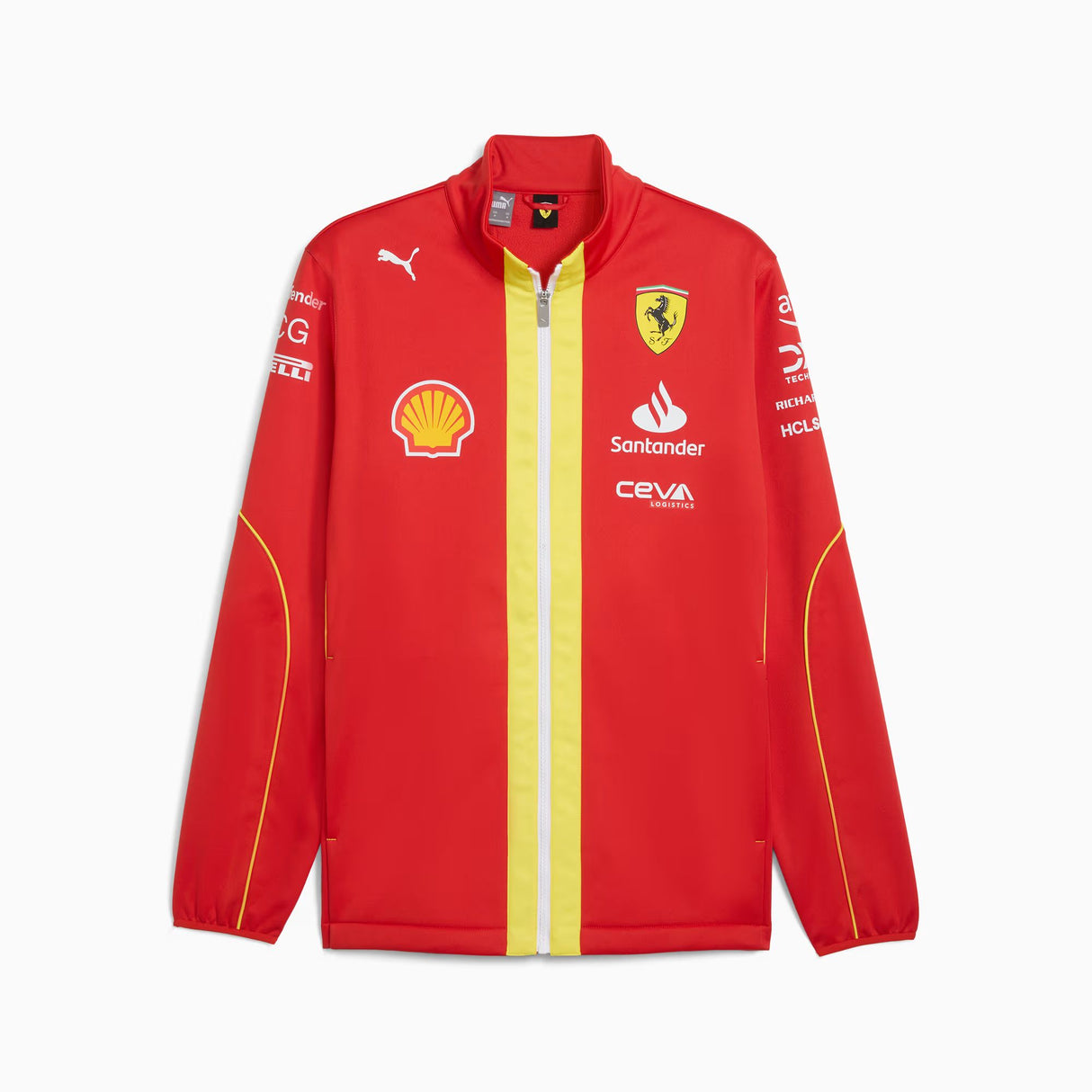 Ferrari bunda, Puma, týmové, softshell, červená, 2024