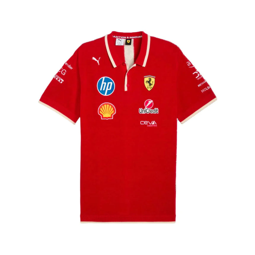 Scuderia Ferrari Team Polo Shirt 🔥