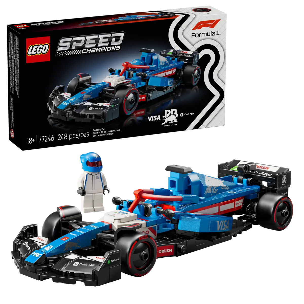 Visa RB F1 VCarb 01 Tým LEGO® Speed Champions