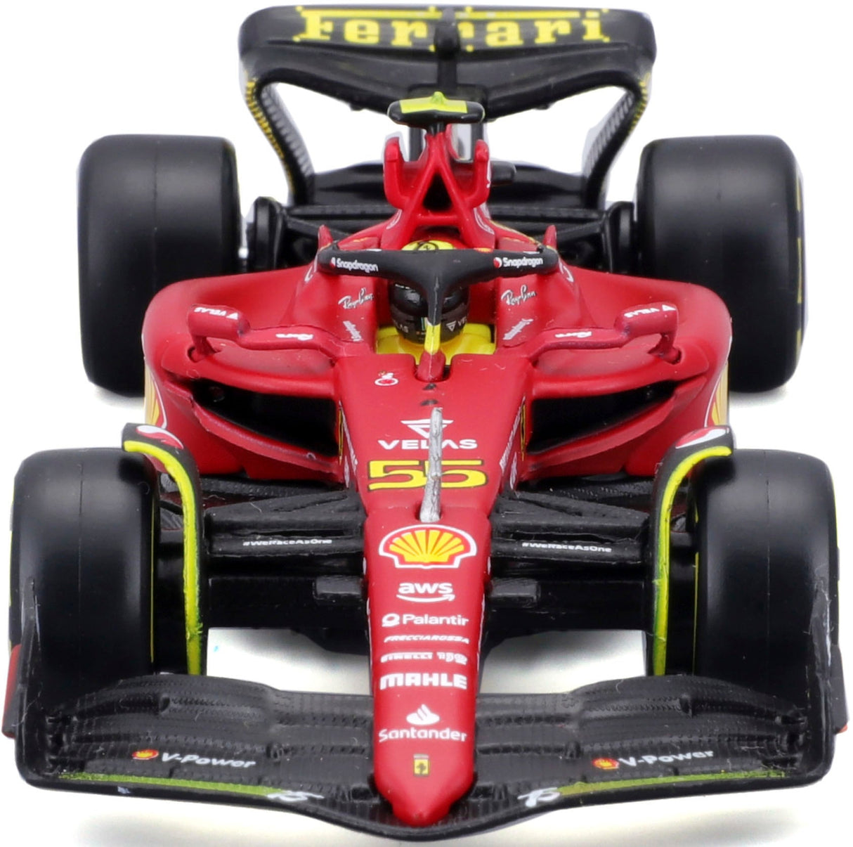 Model vozu Ferrari, F1-75, GP Itálie, bburago, 1:24, Carlos Sainz #55, 2022