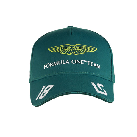 Lance Stroll cap, Aston Martin, team, green, děti, 2023