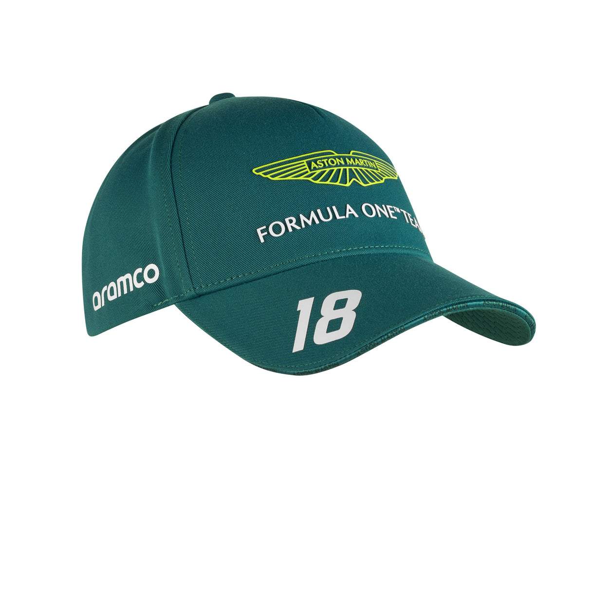 Lance Stroll cap, Aston Martin, team, green, děti, 2023