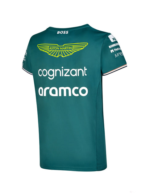 Aston Martin t-shirt, team, women, green, 2023