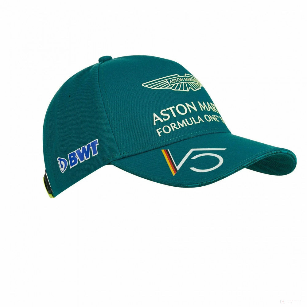 Baseballová čepice Aston Martin Sebastian Vettell, dětská, zelená, 2022 - FansBRANDS®