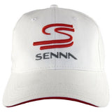 Baseballová čepice Ayrton Senna, Double S, pro dospělé, bílá, 2015