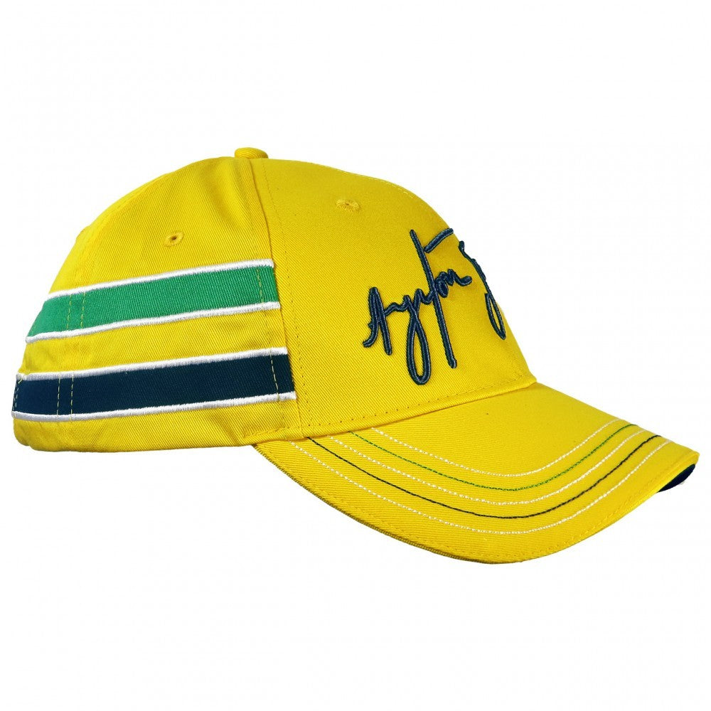 Baseballová čepice Ayrton Senna, přilba, pro dospělé, žlutá, 2015 - FansBRANDS®