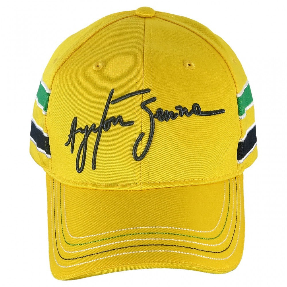 Baseballová čepice Ayrton Senna, přilba, pro dospělé, žlutá, 2015 - FansBRANDS®