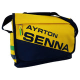 Ayrton Senna Messenger Bag, Racing, 31x35x10 cm, žlutá, 2015