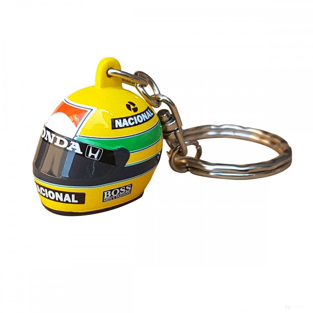 Klíčenka Ayrton Senna, helma 1988, žlutá, 2020
