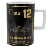 Hrnek Ayrton Senna, Team Lotus, 300 ml, černý, 2017