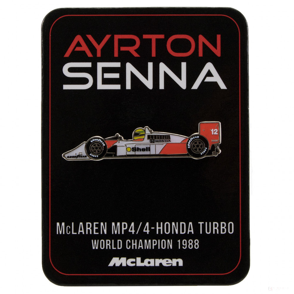 McLaren Pin, McLaren MP4/4 Pin, bílý, 2020