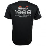 Tričko Ayrton Senna, 1988, Černá, 2016 - FansBRANDS®