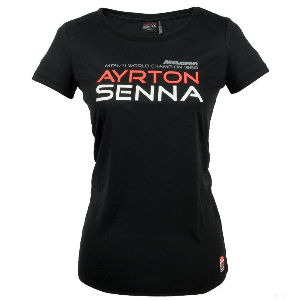 Dámské tričko Ayrton Senna, mistr světa 1988, černé, 2020