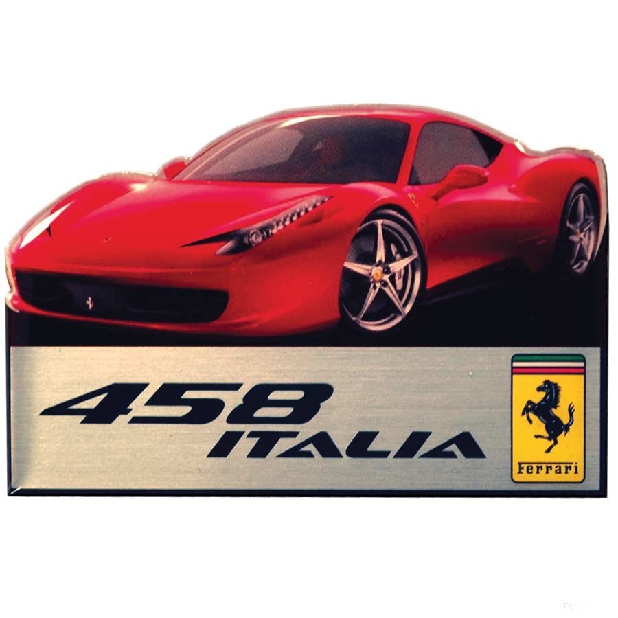 Ferrari magnet na lednici, 458 Italia, červená, 2019