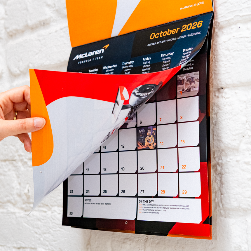 Tým McLaren Formule 1 - Oficiální kalendář - 2026