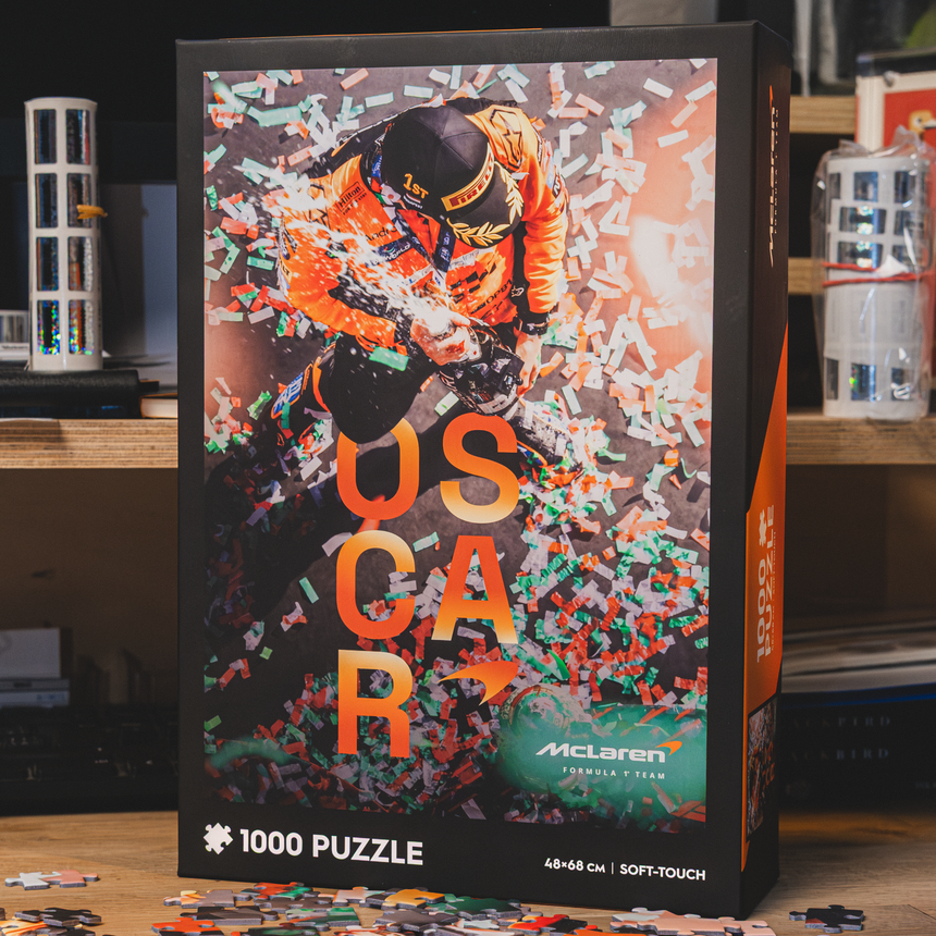 McLaren Formula 1® Team, Puzzle, Oscar Piastri, první vítězství na Grand Prix, 1000 dílků