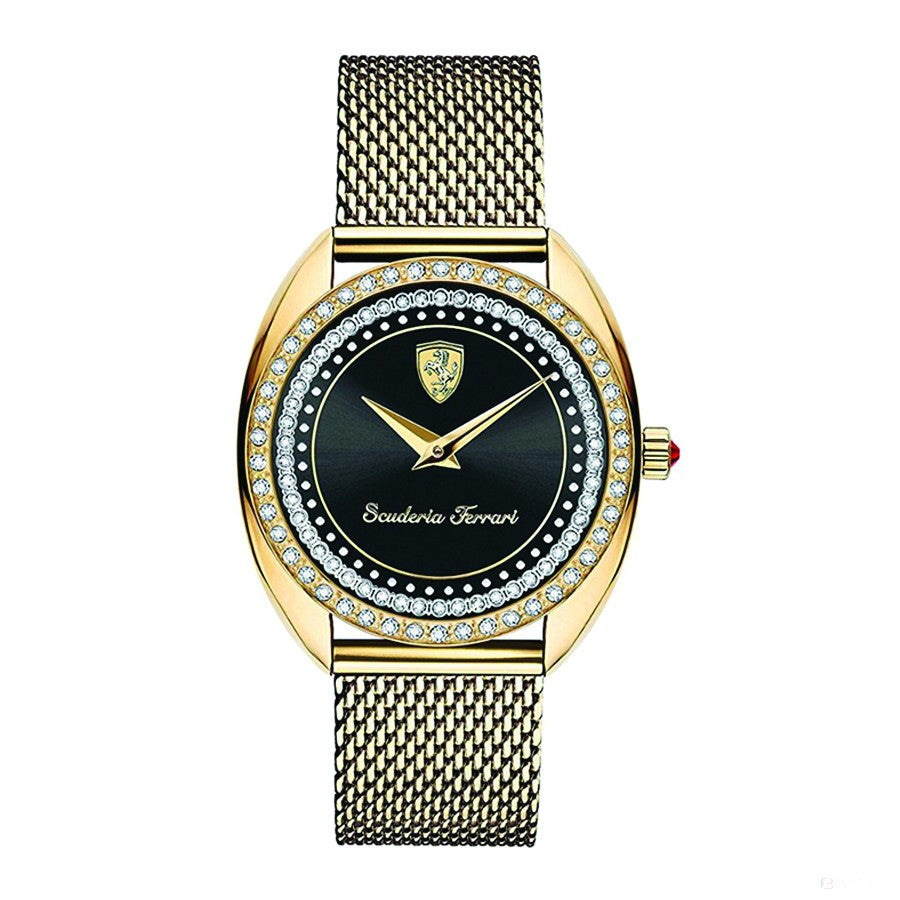 Dámské hodinky Ferrari, Donna Quartz, zlaté, 2019