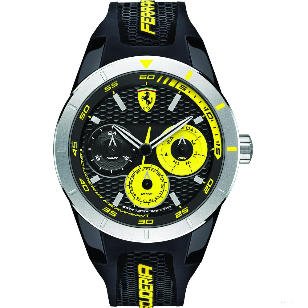 Ferrari hodinky, pánské Redrev T, černo-žluté, 2019