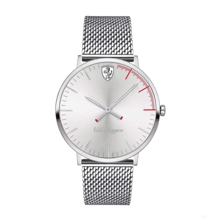 Ferrari Watch, Ultraleggero Mesh Mens, Silver, 2019