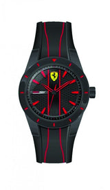 Ferrari Watch, Redrev Quartz pánské, černo-červené, 2019